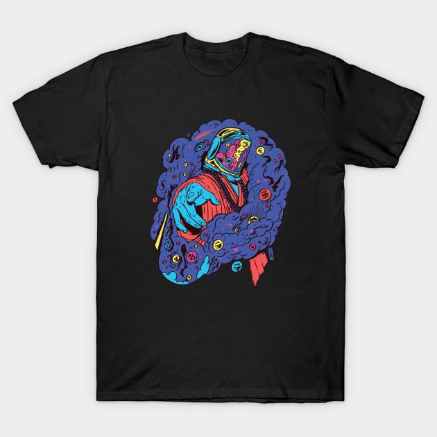 Technicolor Space T-Shirt by Thomcat23